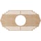 Ekena Millwork Chrysler Wood Fretwork Pierced Ceiling Medallion, Alder, 22"W x 11"H x 5 3/4"ID x 1/4"T CMWP22X11X0250CSAL - alternate 5